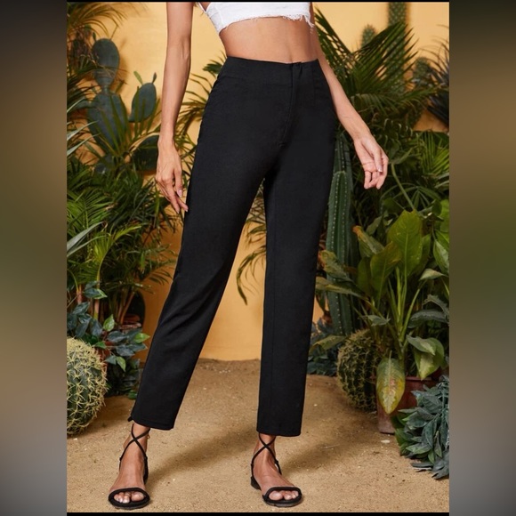 Highrise ankle pants size 12 tall. I ordered online but they fit like a 14. NWOT - Picture 3 of 4